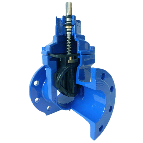 [RSGV-14-0350-N10-A4A2ST09] Model RSGV F4 Gate Valve, SS-316, DN350-PN10, NBR with Handwheel