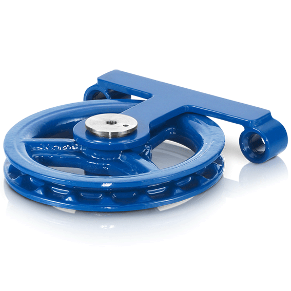 Chainwheel with Square for Gate Valves, Ø 330mm, Square 24 mm