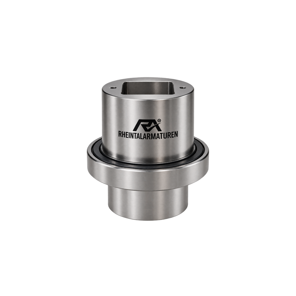 Schacht System V2A-SS304 Adapter Coupling 25x25 to 30x30 with Ball Bearing for Wall Mount Kit