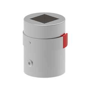 Kuppelmuffe V2A-SS304 - Oben VK 30mm nach Welle Ø20 key 6
