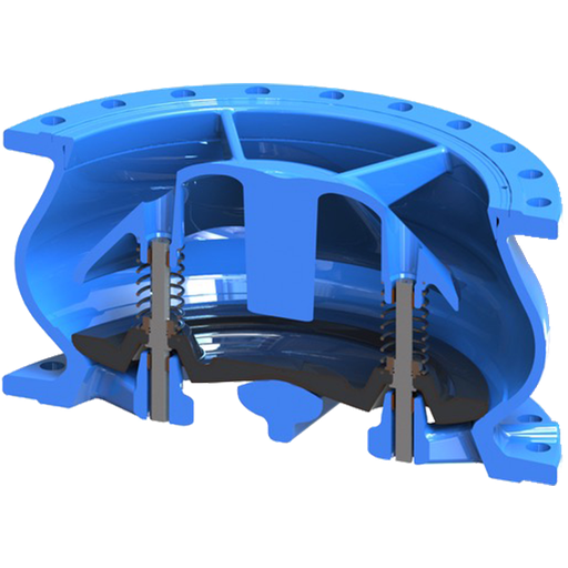 [SNCV-14-0450-E16-42A2AN00] Modell SNCV Düsenrückschlagventil, DN450-PN16, EPDM